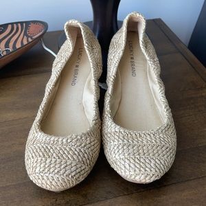 Lucky Brand Emmie Ballet Textured Flats - Size 7